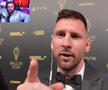 Lionel Messi, dialog spectaculos cu Ibai Llanos la gala Balonului de Aur 2023