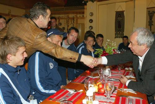 Imagine de arhivă cu Ioan Horoba și Gigi Becali / Sursă foto: Gazeta Sporturilor