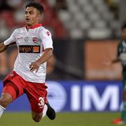 Gabriel Răducan, la singura apariție oficială în tricoul lui Dinamo / Sursă foto: Arhivă GSP