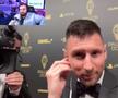 Lionel Messi, dialog spectaculos cu Ibai Llanos la gala Balonului de Aur 2023