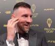Lionel Messi, dialog spectaculos cu Ibai Llanos la gala Balonului de Aur 2023