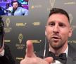 Lionel Messi, dialog spectaculos cu Ibai Llanos la gala Balonului de Aur 2023