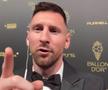 Lionel Messi, dialog spectaculos cu Ibai Llanos la gala Balonului de Aur 2023