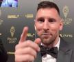 Lionel Messi, dialog spectaculos cu Ibai Llanos la gala Balonului de Aur 2023