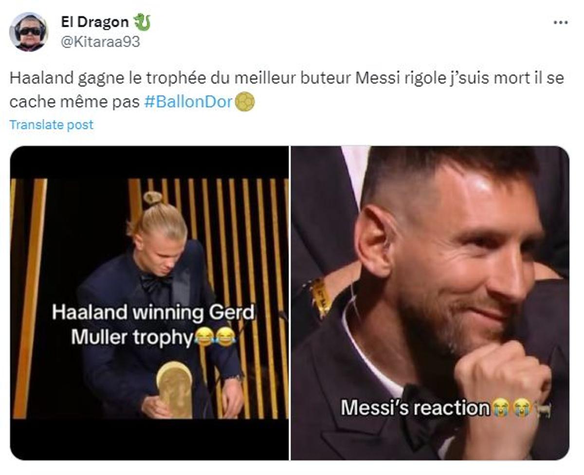 Reacția lui Mbappe, după ce Lionel Messi a devenit „Balon de Aur”. În vară spunea: „Cred că merit să îl câștig, da”