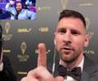 Lionel Messi, dialog spectaculos cu Ibai Llanos la gala Balonului de Aur 2023