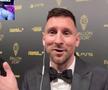 Lionel Messi, dialog spectaculos cu Ibai Llanos la gala Balonului de Aur 2023