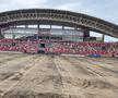 Lucrările de la stadionul din Arad avansează // foto: Bogdan Cioara / Arad