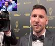 Lionel Messi, dialog spectaculos cu Ibai Llanos la gala Balonului de Aur 2023