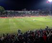 Scenografie dedicată lui Dorinel Munteanu la Oțelul - FCSB: „Băăă... dă-te, bă, la o parte!”