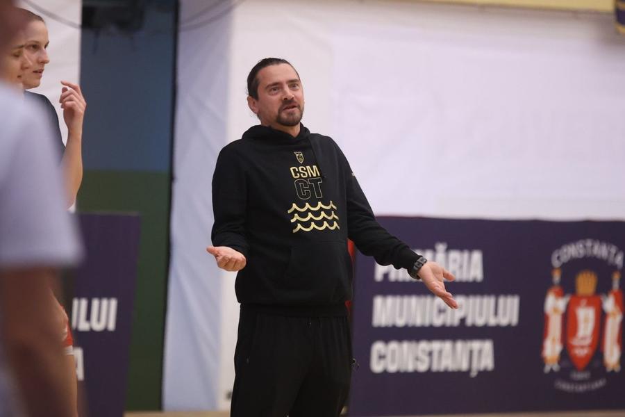 Alexandru Olteanu, noul antrenor al naționalei/Foto: CSM Constanța Baschet Alexandru Olteanu este noul antrenor al naționalei feminine de baschet a României: „Este un vis împlinit”