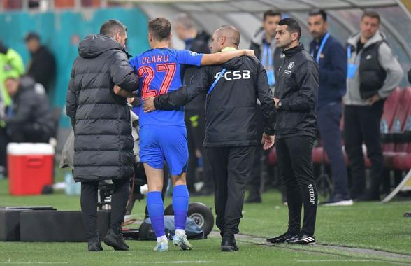 Cum se simte Darius Olaru la o zi după accidentarea din Dinamo – FCSB » Ce șanse are să joace cu Midtjylland