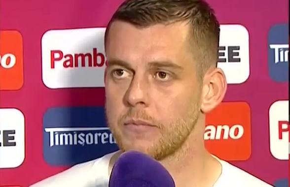 Alexandru Cicâldău, dezamăgit de eșecul echipei cu Metalul Buzău: „Nu avem nicio scuză”