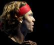 Andrey Rublev în timpul meciului cu Francisco Cerundolo de la Paris Foto: Imago