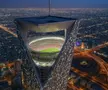 Stadionul suspendat de Inteligența Artificială în vârful unui zgârie nori plăsmuit de un englez dibace pe telefon
