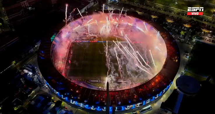 Atmosfera la Racing Club - Flamengo / ESPN