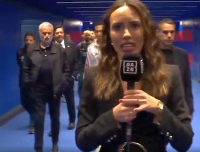 Mourinho e admonestat pentru privirile aruncate jurnalistei: „Cel mai bolnav lucru”