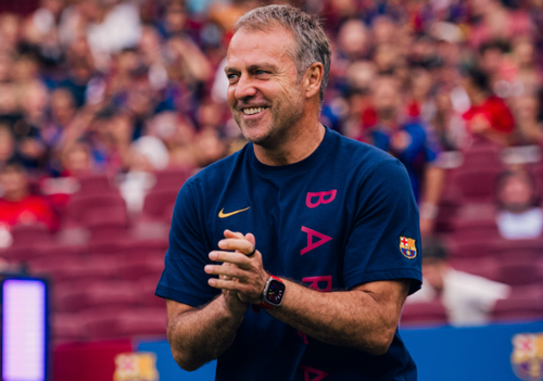 Prima poză pe care a postat-o pe Instagram Hansi Flick, antrenorul cu două titluri, o Cupa a Regelui și două Supercupe ale Spaniei cu Barcelona / Foto: @hansiflick