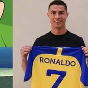 „Fanii plângând pentru CR7 / CR7 fericit  la Al Nassr”