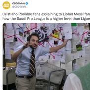 „Fanii lui Ronaldo explicându-le fanilor lui Messi cum Pro League din Arabia Saudită are un nivel mai ridicat decât Ligue 1”