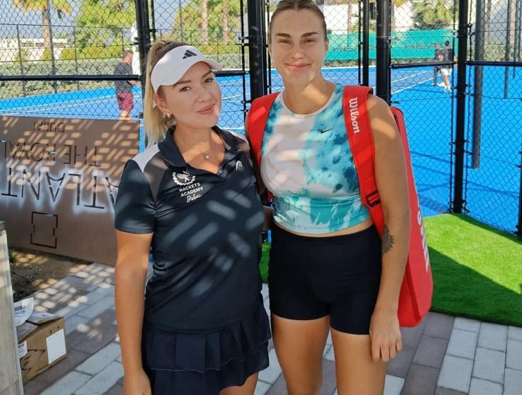 Ana Maria Gavrilovici, lângă Aryna Sabalenka