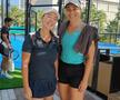 Ana Maria Gavrilovici, alături de Paula Badosa, cu zâmbetul pe buze