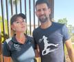 Ana Maria Gavrilovici, lângă liderul mondial Novak Djokovic