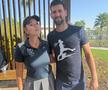 Ana Maria Gavrilovici, lângă liderul mondial Novak Djokovic