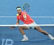 Rafael Nadal în acțiune la Brisbane Foto Imago