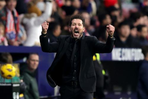 Diego Simeone, 53 de ani, din decembrie 2011 antrenor la Atletico Foto: Guliver/GettyImages