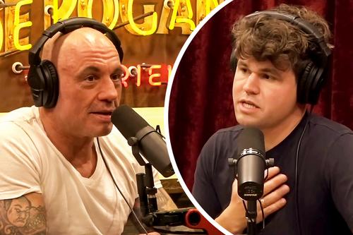 Joe Rogan și Magnus Carlsen, fotomontaj Diana Vasilescu / GSP