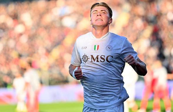 Napoli a decis ce face cu Rasmus Hojlund, atacantul împrumutat de la Manchester United