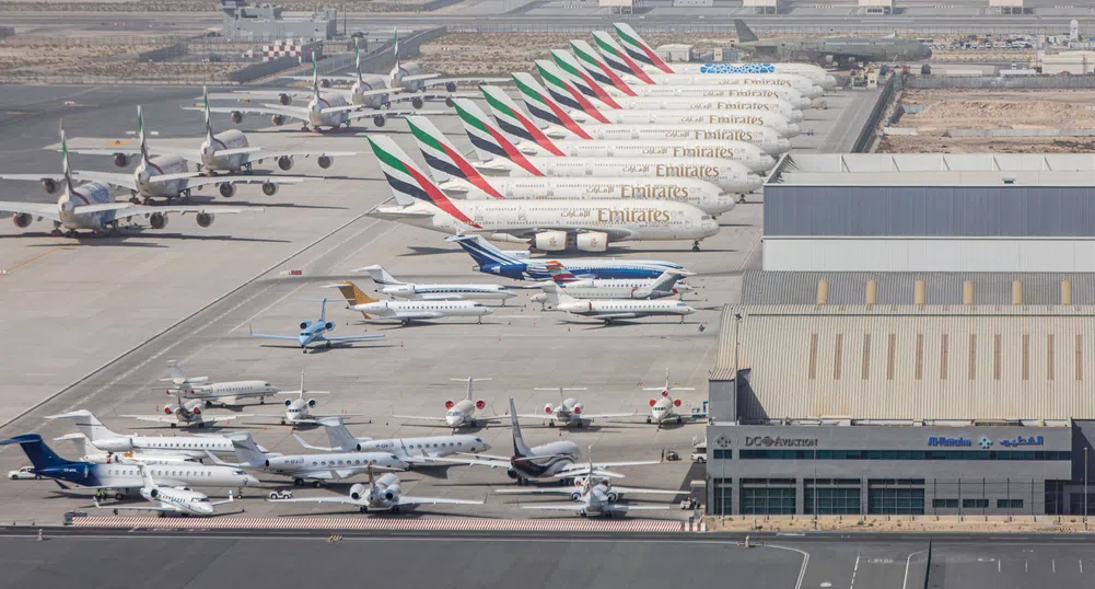  Най-голямото летище в света расте в дубайската пустиня 