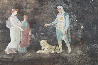Археолози откриха фрески с древногръцки герои в Помпей
