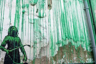 Banksy остави нов графит в северен Лондон