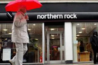 Northern Rock отчете тежки загуби за полугодието