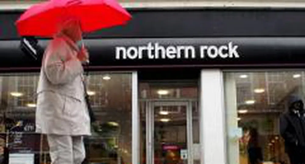 Northern Rock отчете тежки загуби за полугодието
