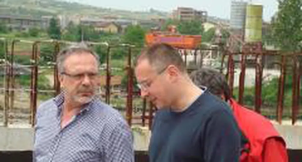 Станишев и Гагаузов инспектираха строителството на автомагистрала Марица
