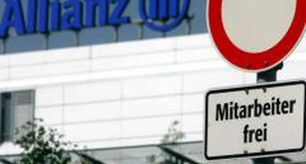 Allianz с 3.11 млрд. евро загуба за четвъртото тримесечие