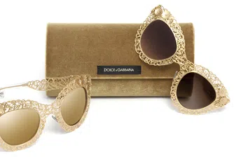 Златни очила в новата колекция на Долче и Габана