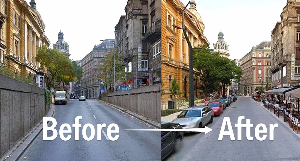 Google Street View показва трансформацията на градовете (снимки)