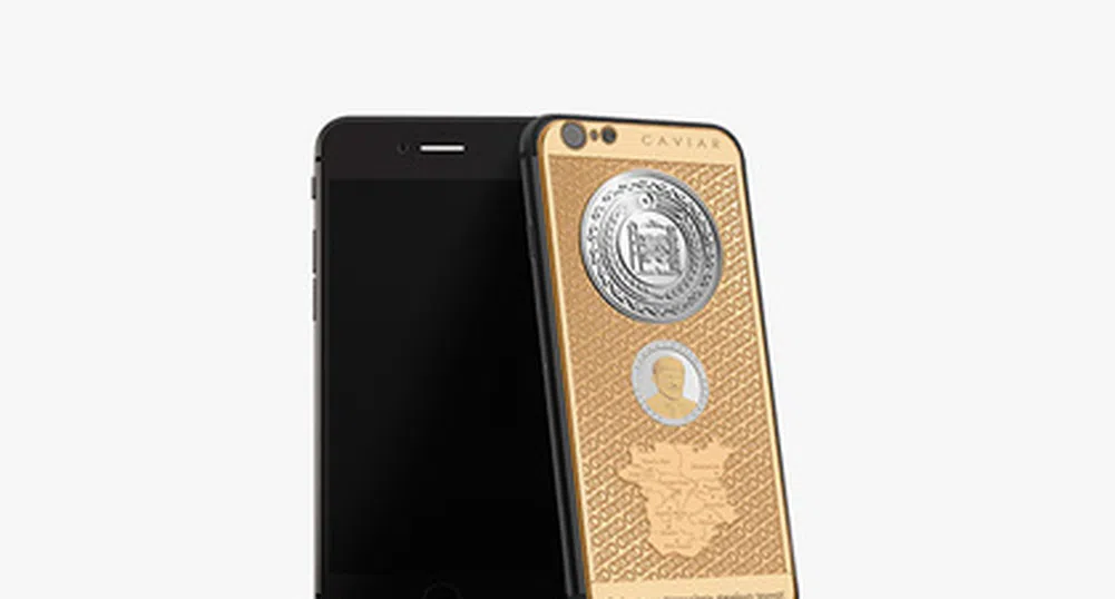 Пуснаха платинен iPhone 6s с лице на руски диктатор