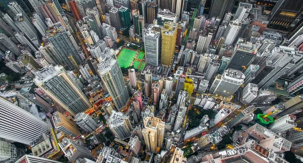 Хонконг през погледа на дрона