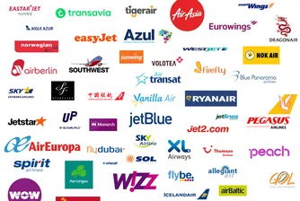 Списък на авиолинии от цял свят, с които летенето е евтино