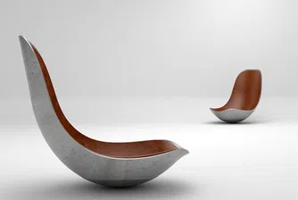 Дизайнерски мебели от... бетон