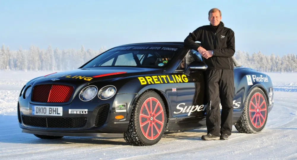 Финландско предизвикателство: Разходка с Bentley на лед