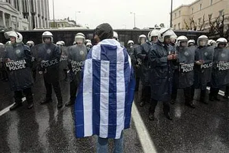 Сблъсъци между полиция и шофьори в Гърция
