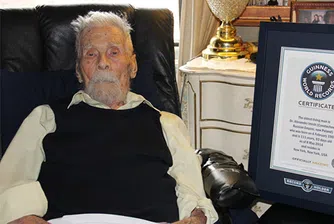 Почина най-възрастният мъж на Земята