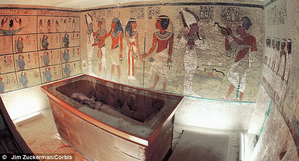 В гробница на египетски фараон (снимки)