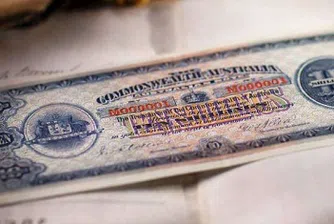 3.5 млн. долара начална цена за първата австралийска банкнота